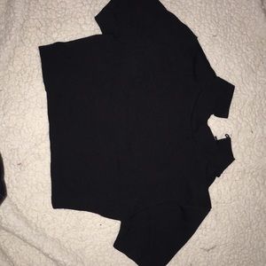 Black Fashion Nova Crop Top